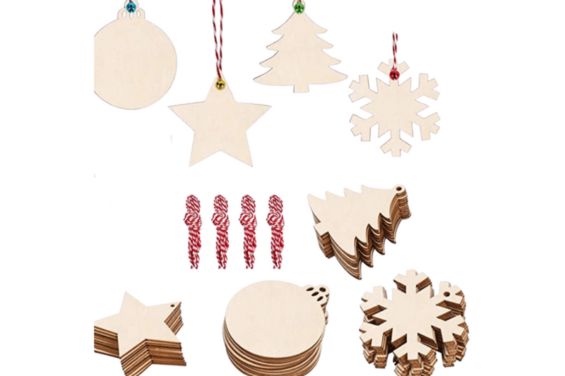 DIY Wooden Christmas Decorations (Pack of 10pcs） Seasonal One Dollar Only
