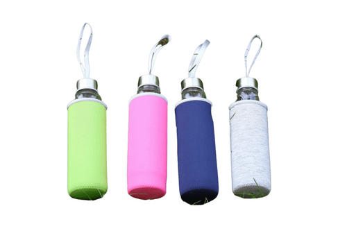 Glass Travel Water Bottle Drinkware One Dollar Only