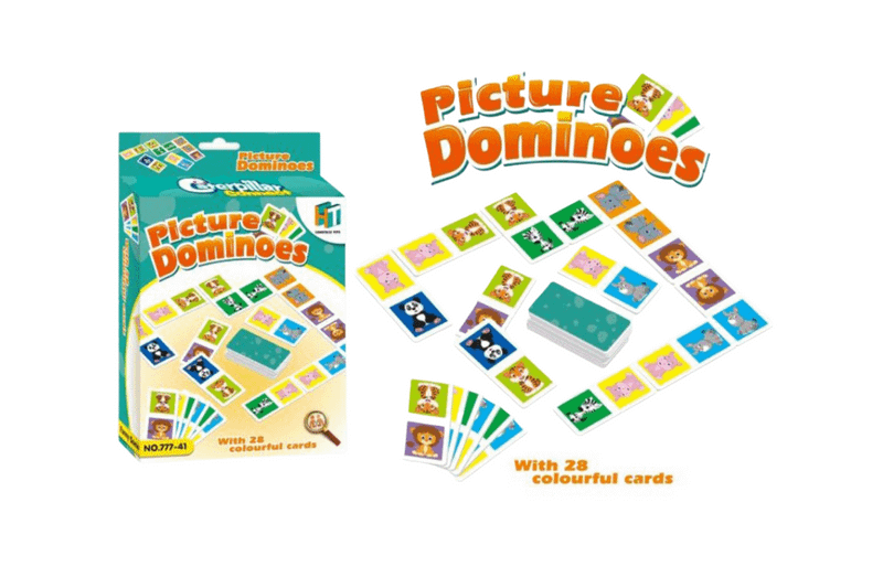 Picture Dominoes Game Games and Toys One Dollar Only