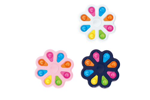 Flower Shape Spinning Fidget Toy Pop It Games and Toys One Dollar Only