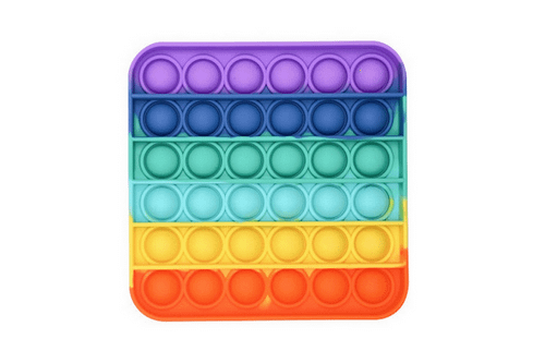 Rainbow Pop It Fidget Toy Games and Toys One Dollar Only