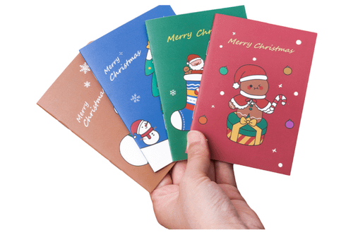 Christmas Gingerbread Man Design Notebook Seasonal One Dollar Only
