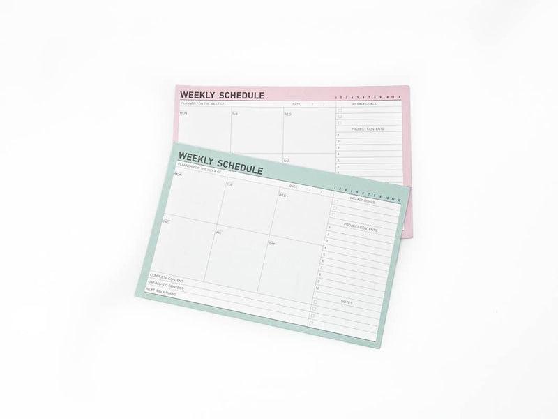 Pastel Theme Weekly Planner Stationery Set One Dollar Only