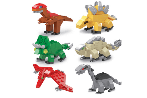 Dinosaur Themed Building Blocks Toy Games and Toys One Dollar Only