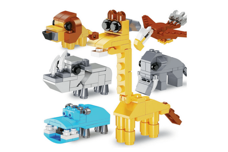 Animal Themed Building Blocks Toy Games and Toys One Dollar Only