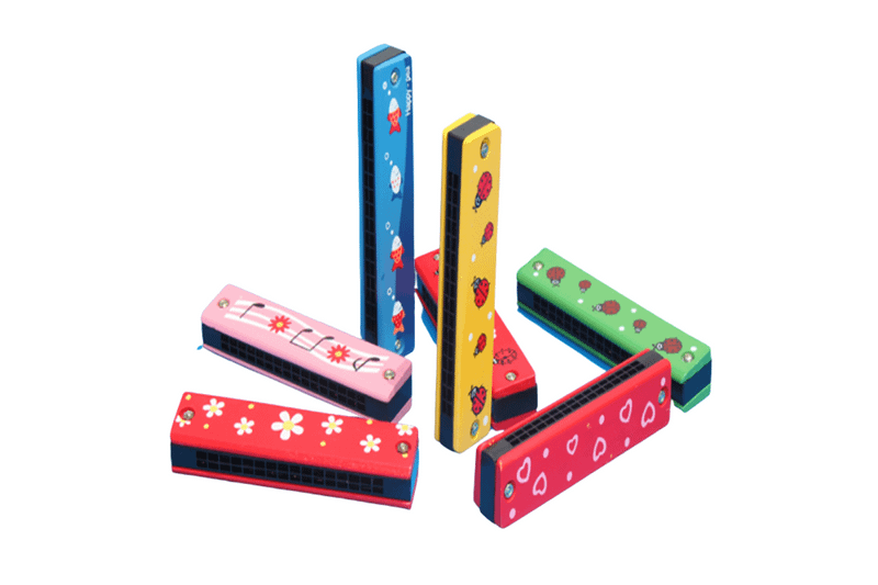 Wooden Harmonica Instrument Games and Toys One Dollar Only