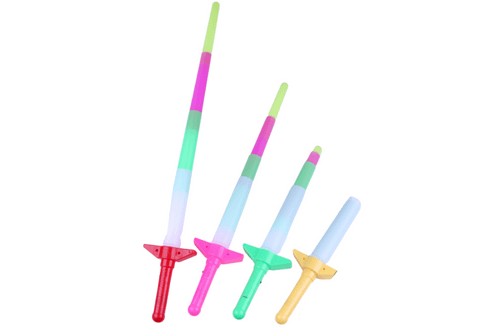 Telescopic Glowing Toy Sword Games and Toys One Dollar Only