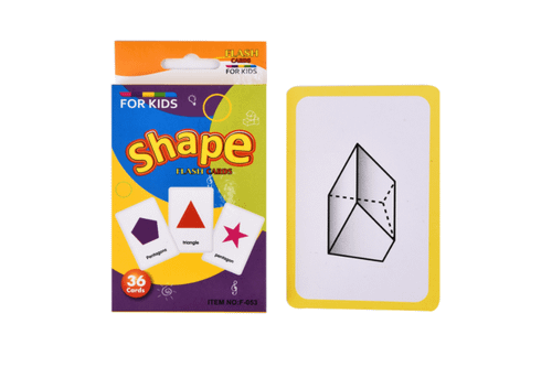 Shapes Flash Cards Games and Toys One Dollar Only