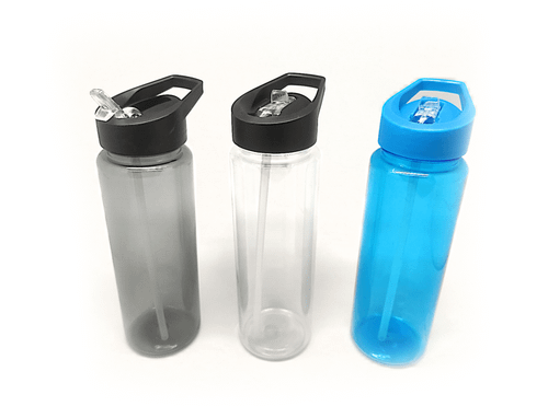 570ml Water Bottle with Straw Drinkware One Dollar Only