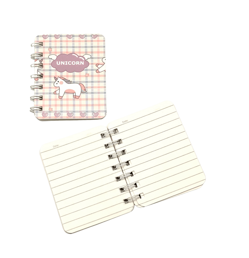 Whimsical Unicorn Small Spring Notebook