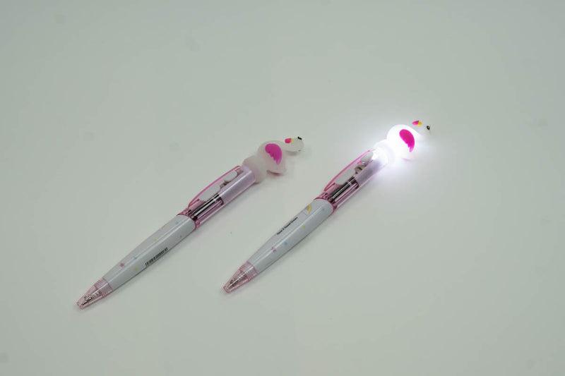 Flamingo Light Up Ballpoint Pen Pens One Dollar Only