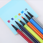 12-Piece Coloured Pens Colouring Materials One Dollar Only