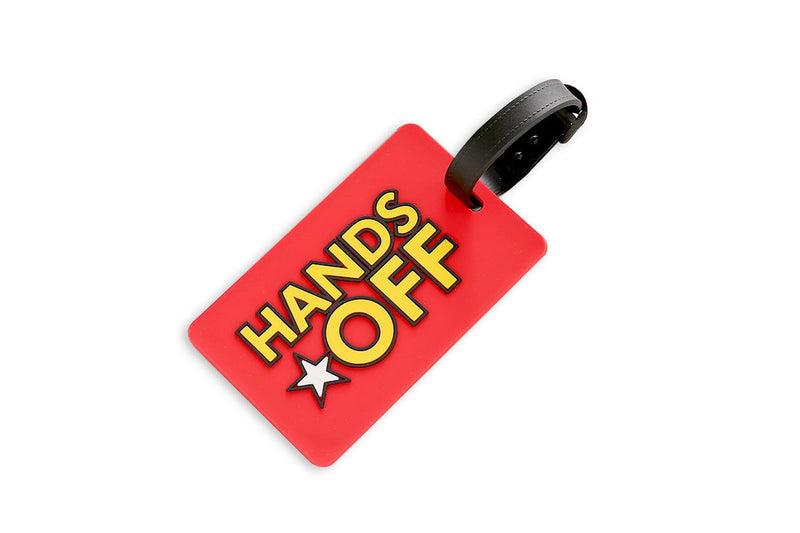 Hands Off Wording Luggage Tag Key Chains One Dollar Only