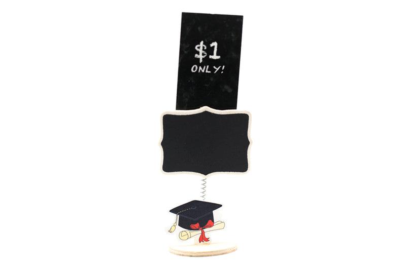 Graduation Blackboard Clip Holder Seasonal One Dollar Only