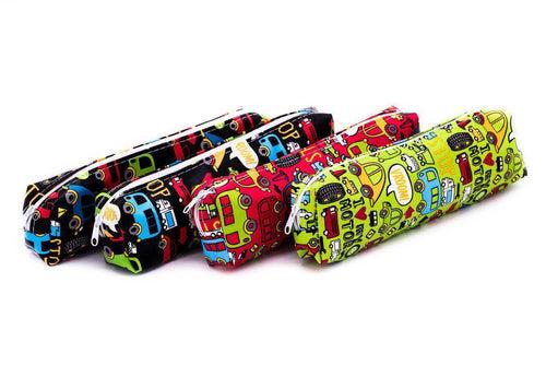 Car Motif Pencil Case Cases One Dollar Only
