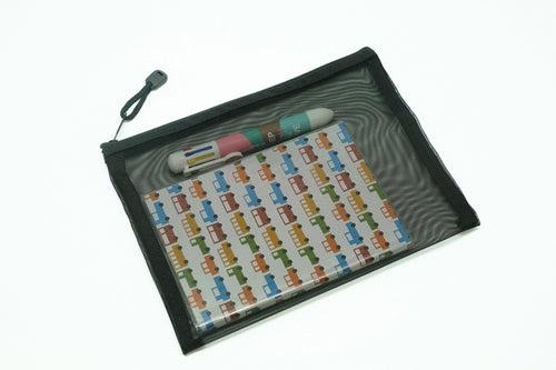 Black Mesh Zipper Case (A5) Cases One Dollar Only