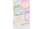 Whimsical Theme Circle Post It Notes Post-it One Dollar Only