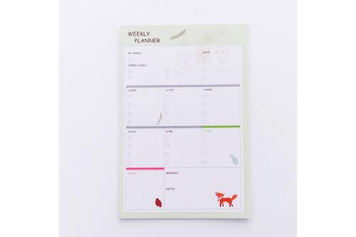 Forest Life Design Weekly Planner Notebooks One Dollar Only