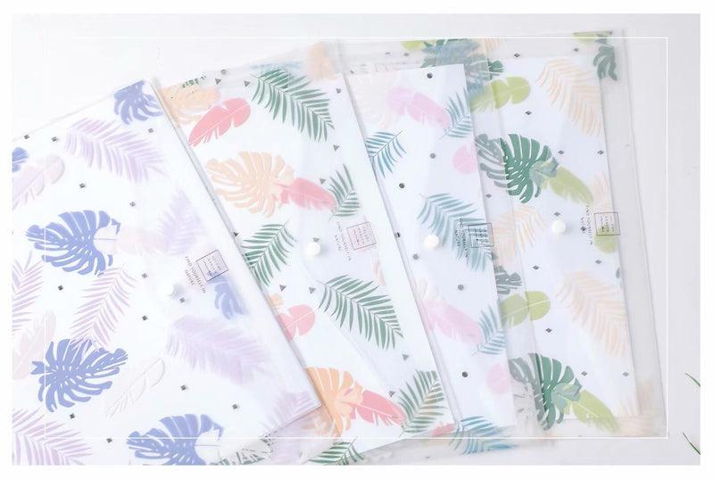 Botanical Design PP Button File (Pack of 12pcs) Files and Folders One Dollar Only