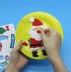 DIY Christmas Paper Plates Party Supplies One Dollar Only