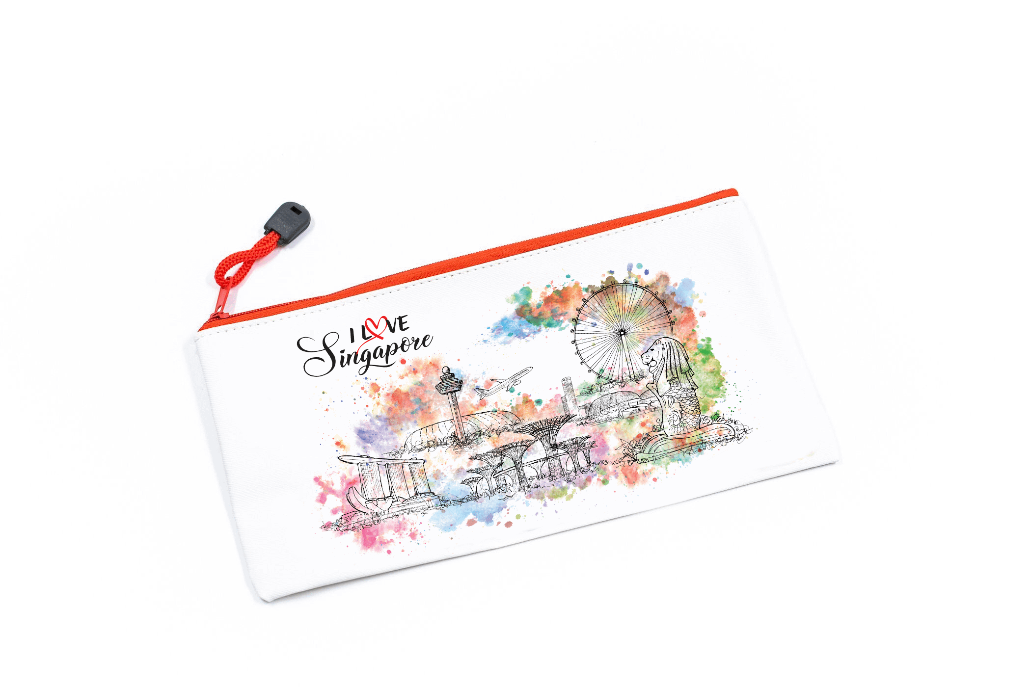 Singapore Design Zip Pencil Case Cases One Dollar Only