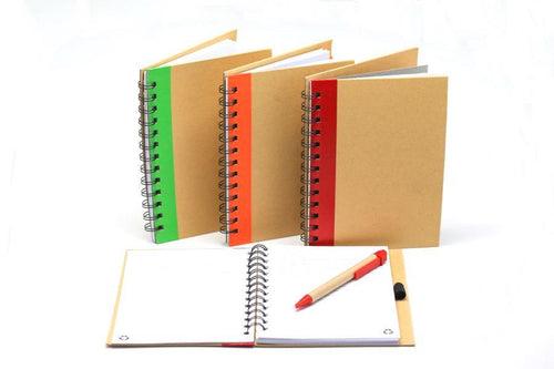 Ring Bound Recycled Notebook with Pen Notebooks One Dollar Only