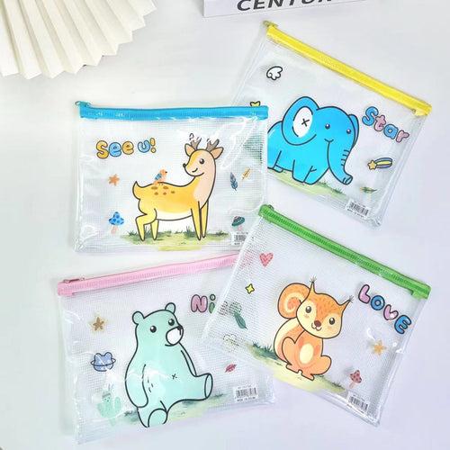 Transparent Animal Zip Case Cases One Dollar Only