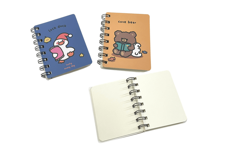 Colorful Animal Mini Coil Notebook Notebooks One Dollar Only