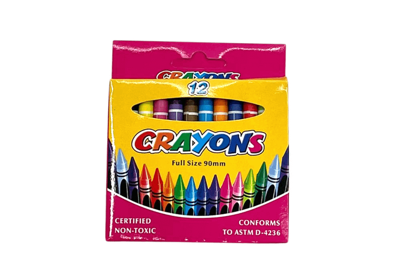 Crayon 12pc Set Colouring Materials One Dollar Only