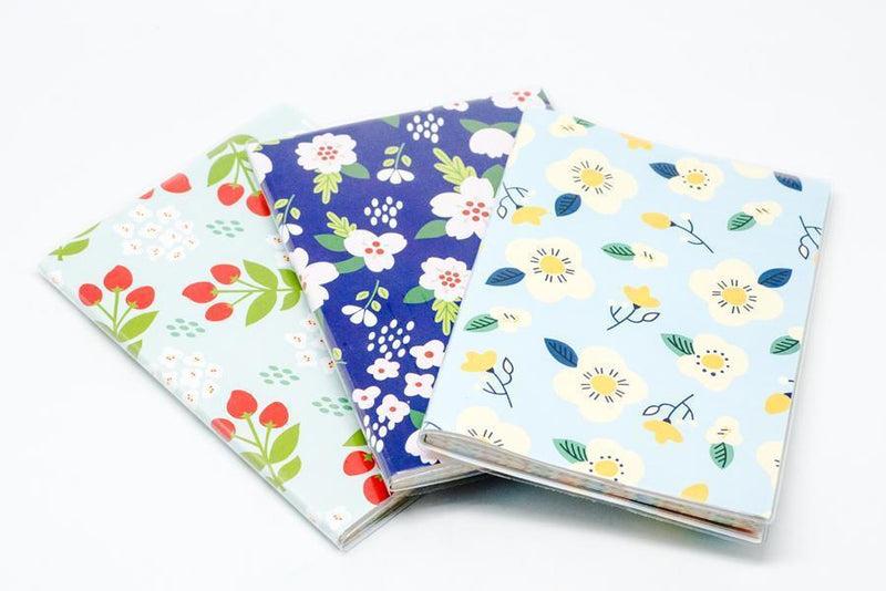 Floral Motif Notebook Planner NOTEBOOKS One Dollar Only