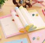 Large Monthly Notebook Planner Fruit Theme Notebooks One Dollar Only