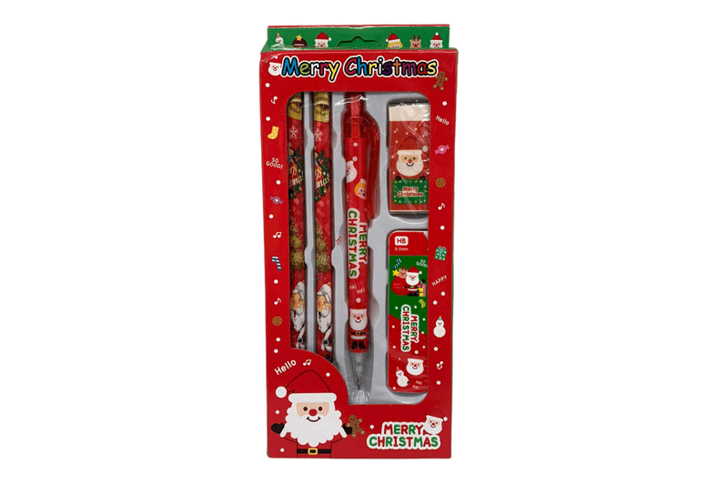Christmas Mechanical Pencil Stationery Set Seasonal One Dollar Only
