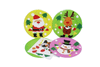 DIY Christmas Paper Plates Party Supplies One Dollar Only