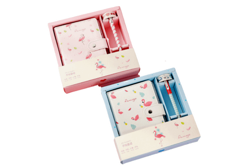Flamingo Theme Gift Box Stationery Set One Dollar Only