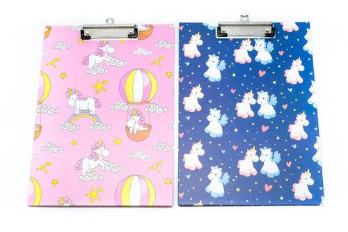 Unicorn Motif Design Clipboard Files and Folders One Dollar Only