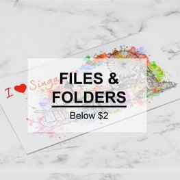 files and folders under $2 cheap corporate gift 