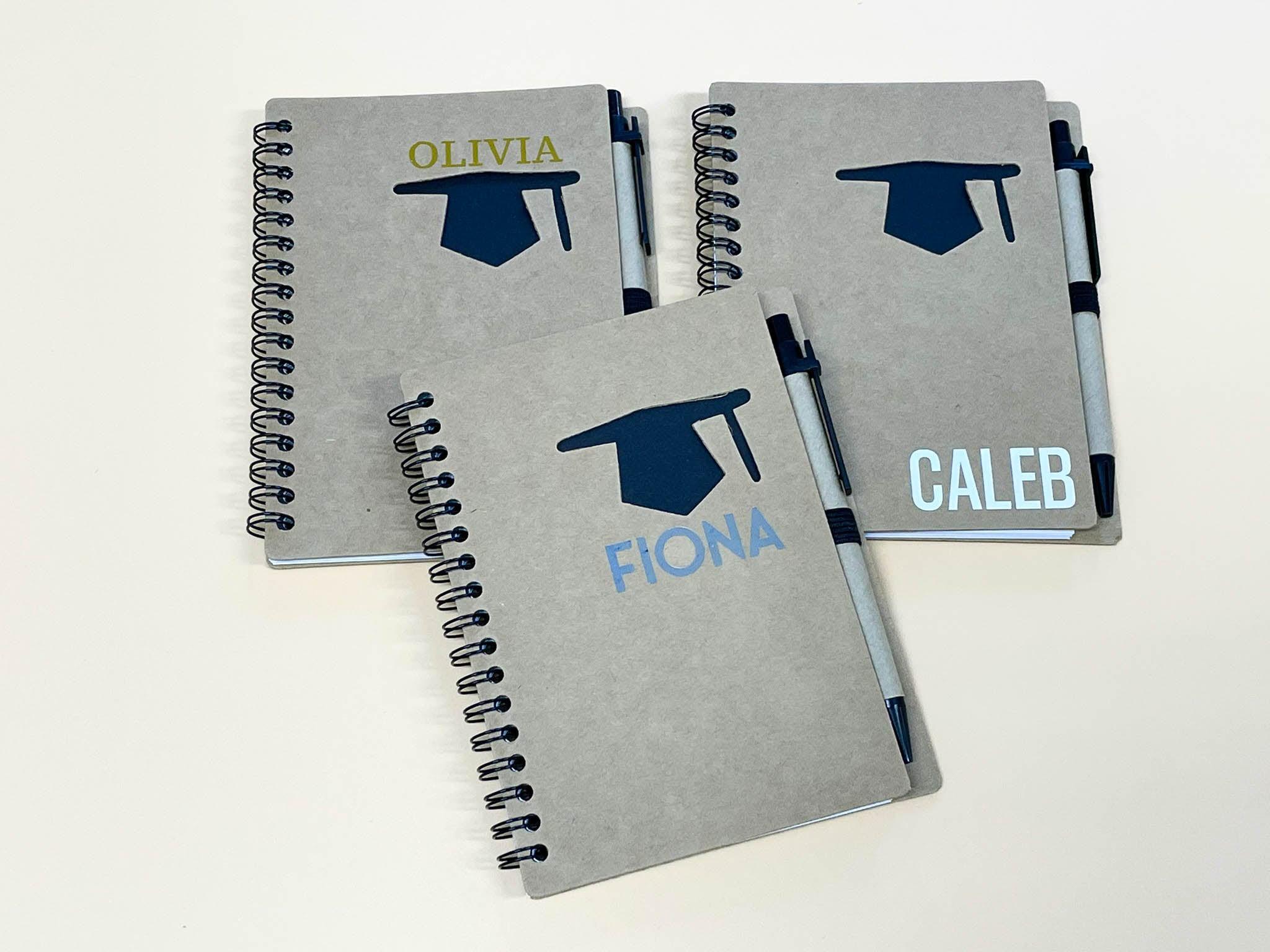 Personalised Gift Kraft Graduation Notebook